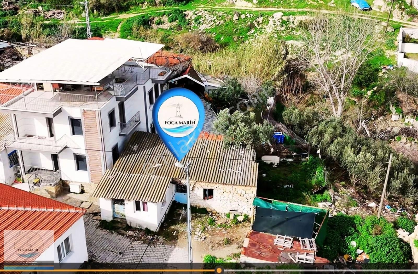 Foça Kozbeyli'de Meydana Yürüme Mesafesiden Taş Köy Evi - Görsel 20