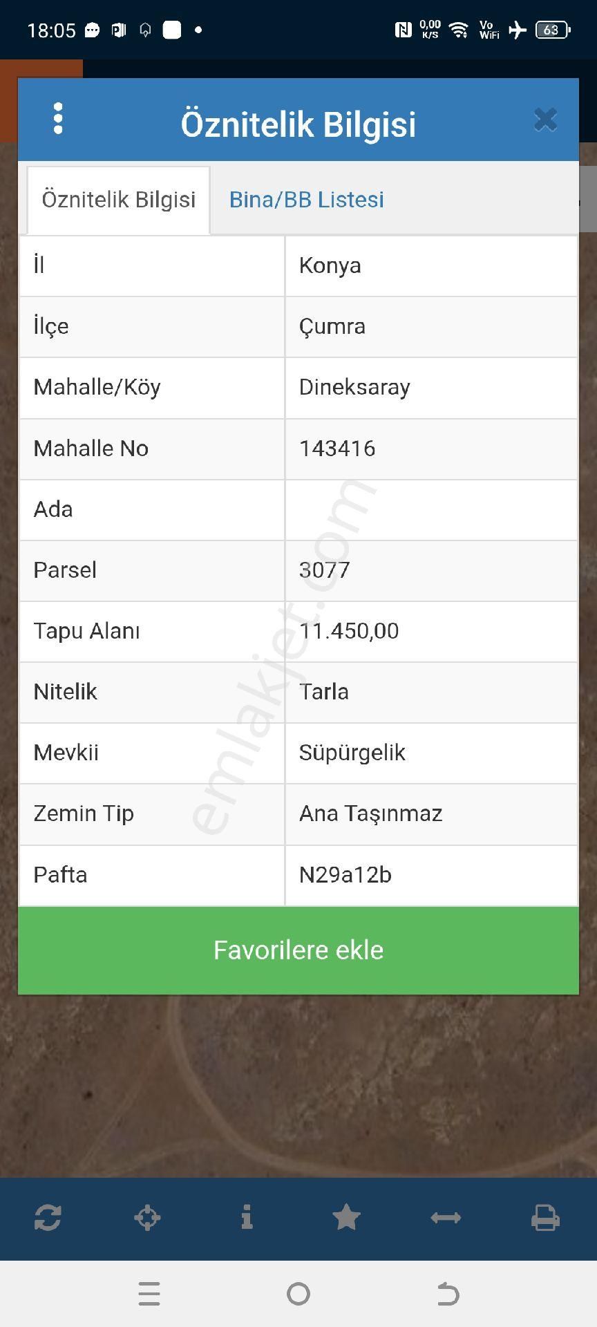 Myekipdenkonya Çumradineksarayda Satılık Araziler - Görsel 2