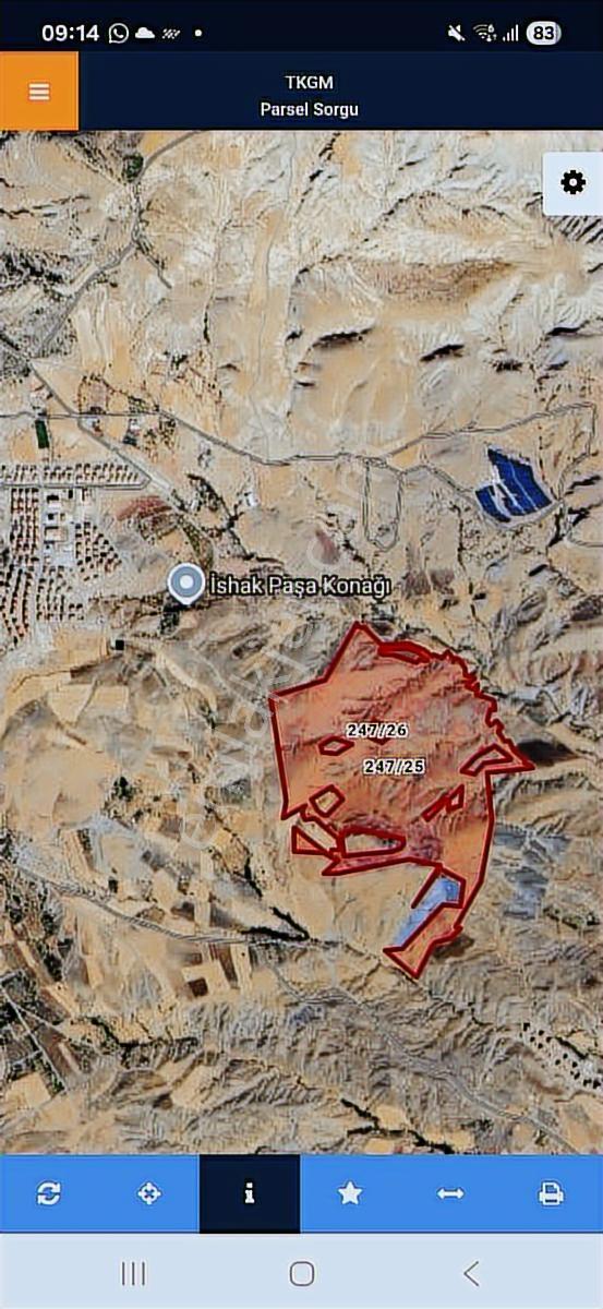 Çatalceşme Tokiye 1 Km Mesafe 9.600 M² Süper Lokasyon