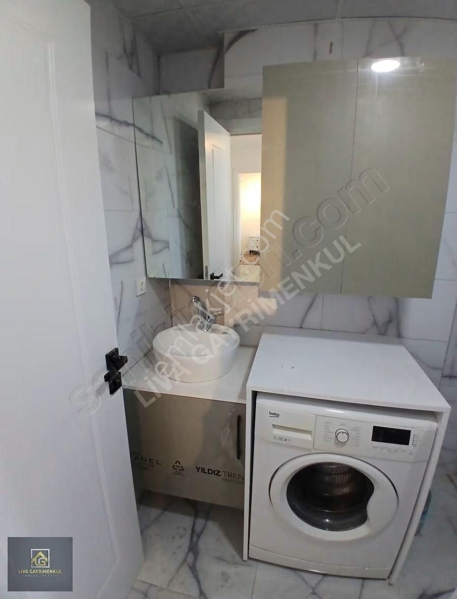 Arakat Balkonlu Sıfır Binada Sıfır Eşyalı Kiralık 1+1 Daire - Görsel 12