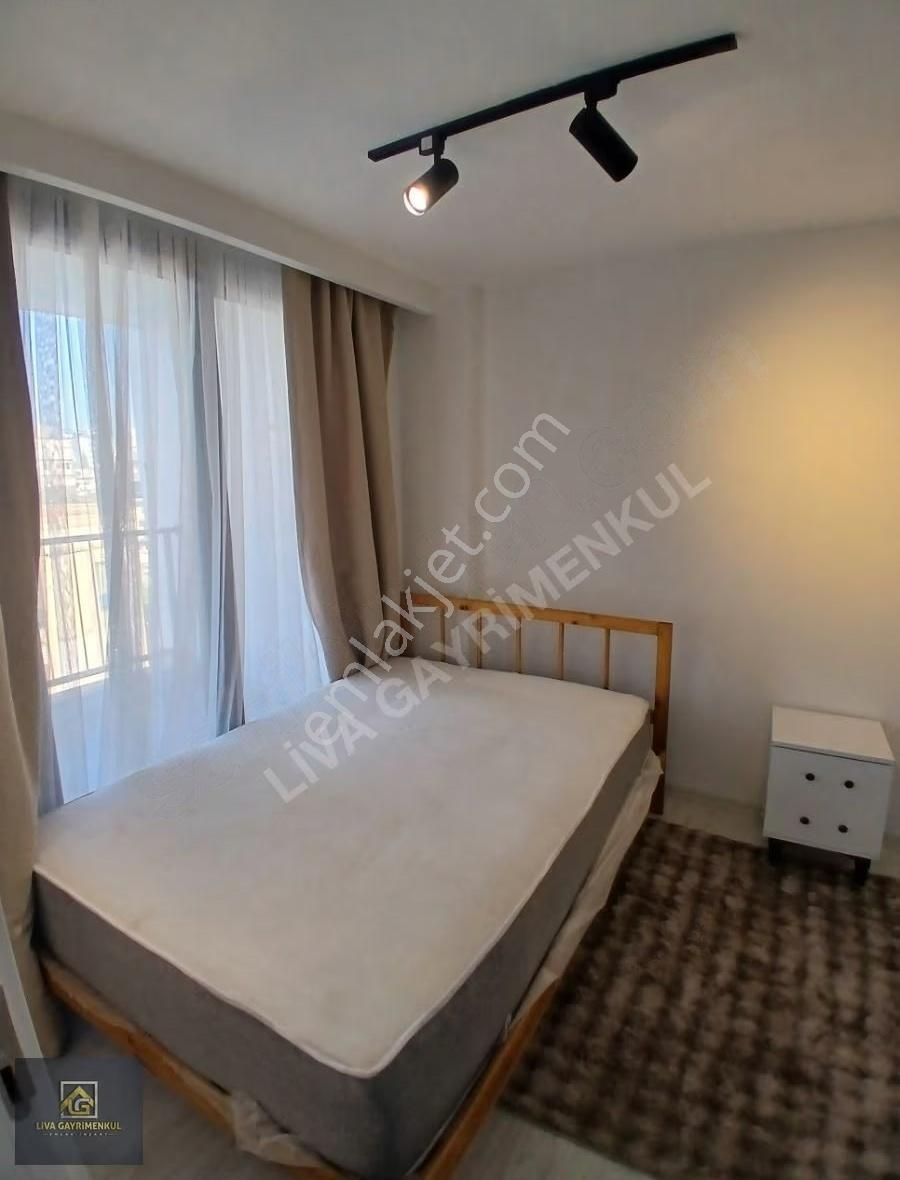 Arakat Balkonlu Sıfır Binada Sıfır Eşyalı Kiralık 1+1 Daire - Görsel 11