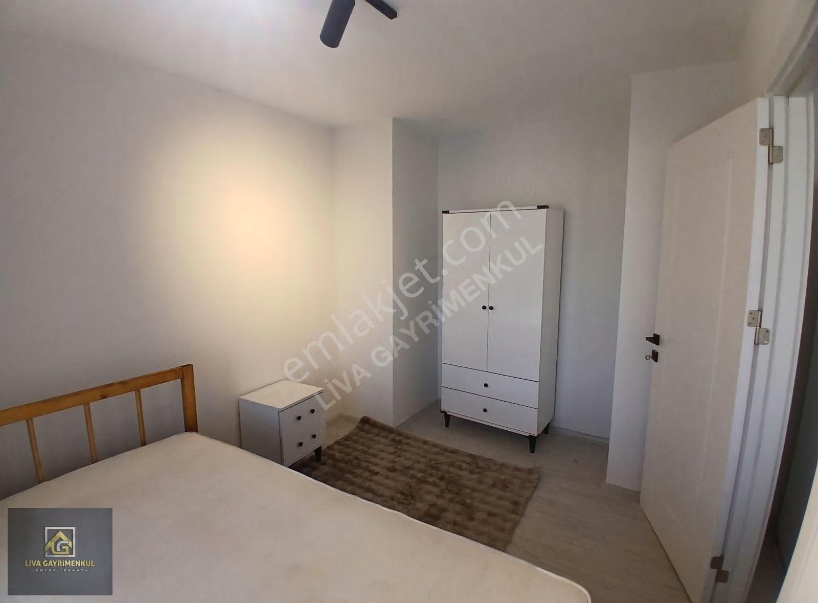 Arakat Balkonlu Sıfır Binada Sıfır Eşyalı Kiralık 1+1 Daire - Görsel 21