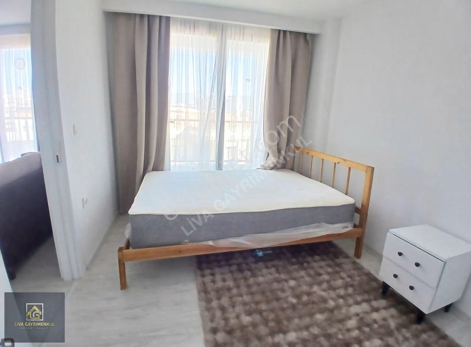 Arakat Balkonlu Sıfır Binada Sıfır Eşyalı Kiralık 1+1 Daire - Görsel 16