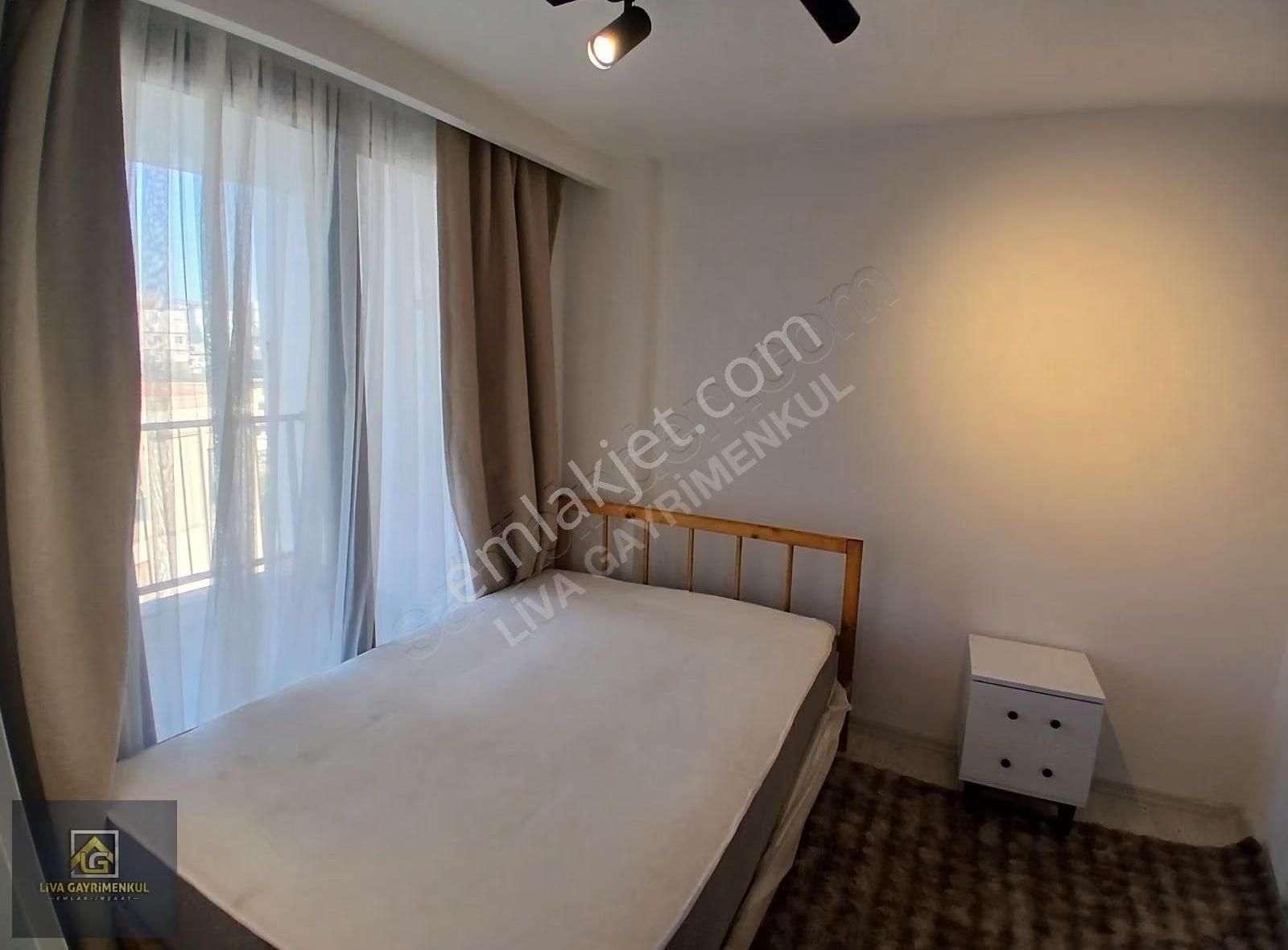 Arakat Balkonlu Sıfır Binada Sıfır Eşyalı Kiralık 1+1 Daire - Görsel 20