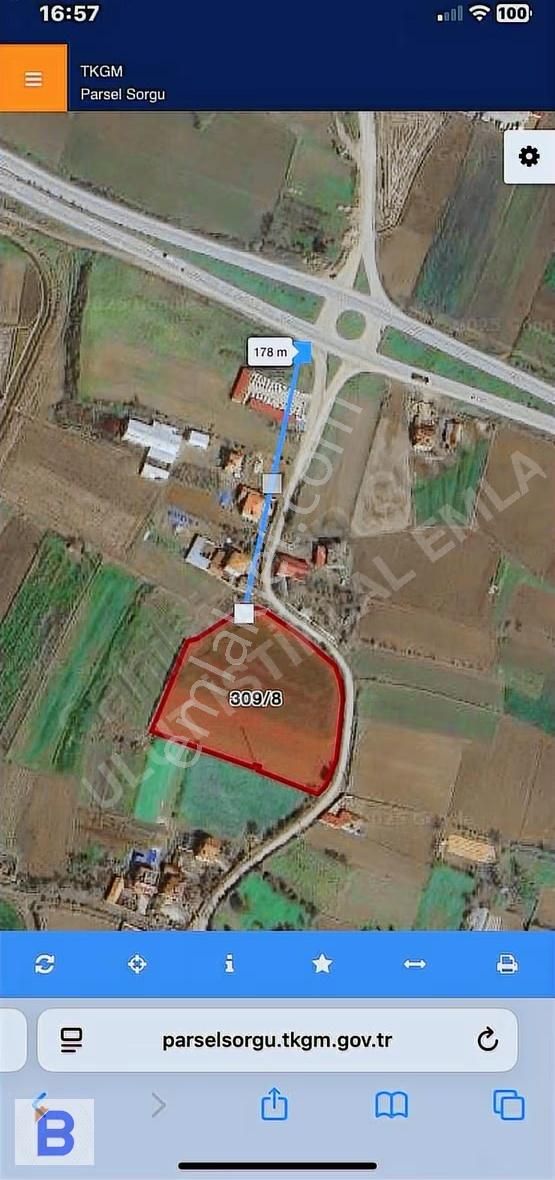 Bulut Emlaktan Andallar Mevkiinde 10.300 M² Satılık Tarla - Görsel 2