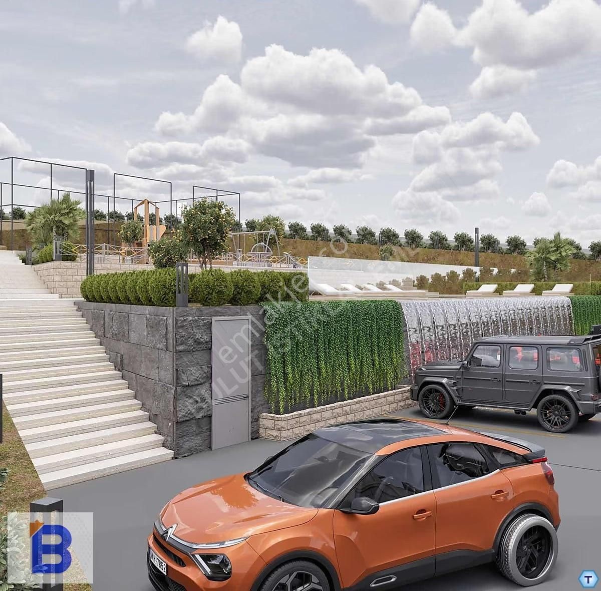 Bulut Emlak'tan Caddeye Cephe Havuzlu Sitede Lüks 2+1 Daire - Görsel 3