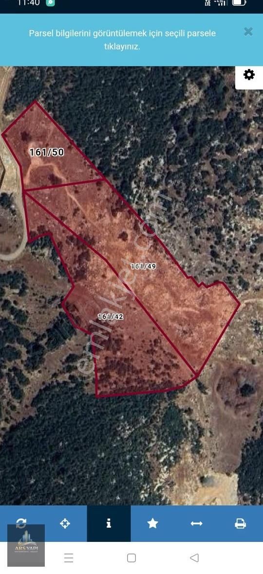 Kerimler'de Meşe Et Karşısı Yol Üzerinde 51.428 M2 Satılık Tarla