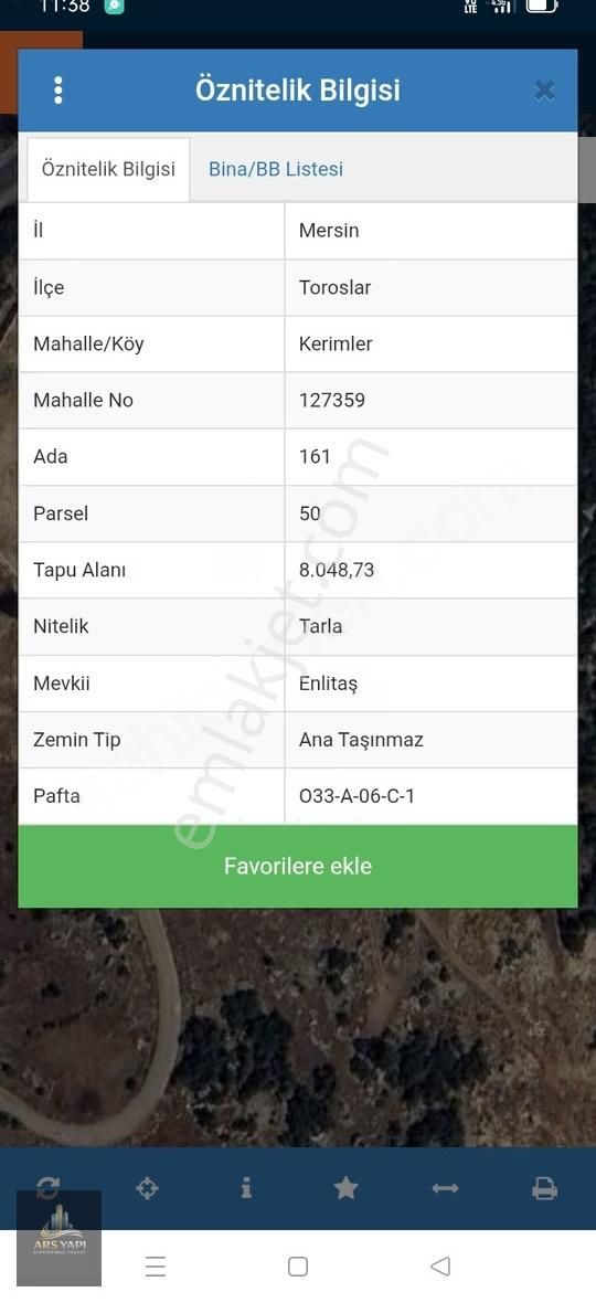 Kerimler'de Meşe Et Karşısı Yol Üzerinde 51.428 M2 Satılık Tarla - Görsel 3