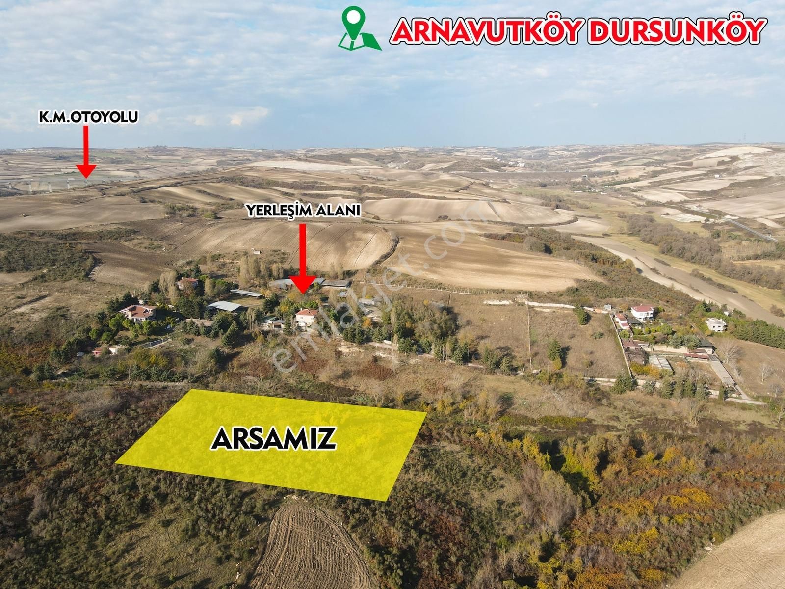 Arnavutköy Dursunköy Satılık İmarlı Arsa