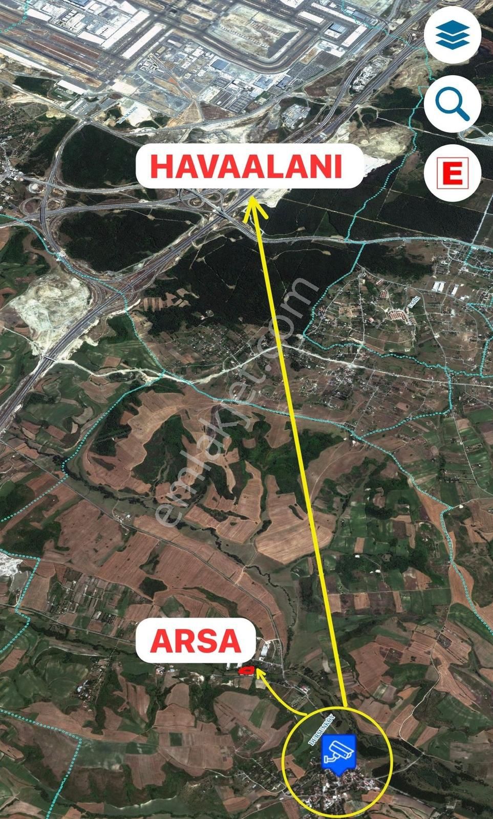 Arnavutköy Dursunköy De Emlak Konut Projesine Yakın İmarlı Arsa - Görsel 6