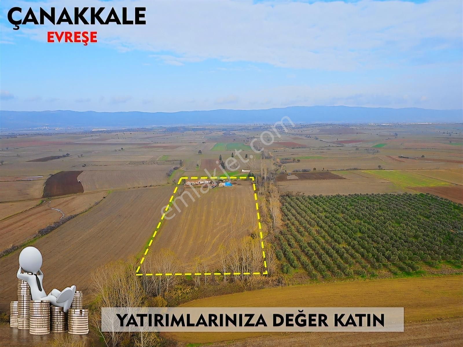 Çanakkale Evreşe Satılık Tek Tapu Çiftlik - Görsel 22