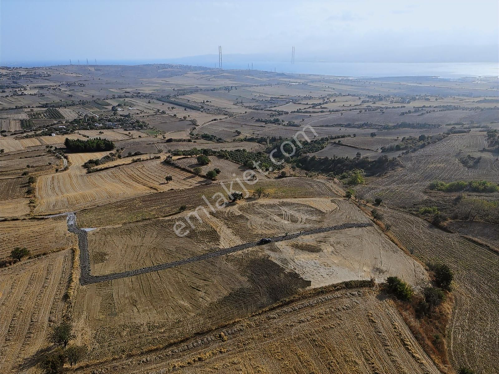 Çanakkale Cumalı 1915 Köprü Ve Deniz Manzaralı Tek Tapu Tarla - Görsel 2