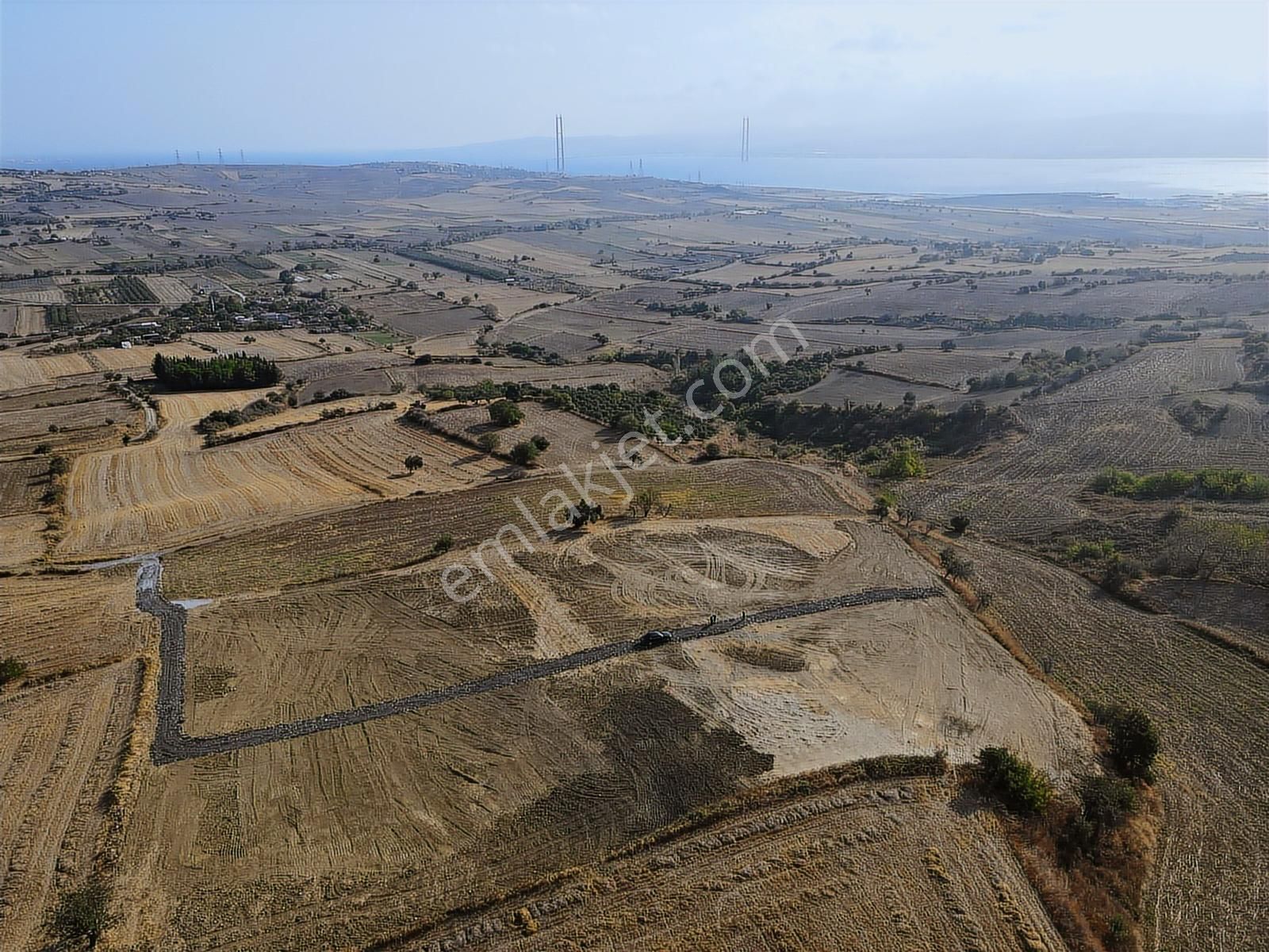 Çanakkale Cumalı 1915 Köprü Ve Deniz Manzaralı Tek Tapu Tarla - Görsel 5
