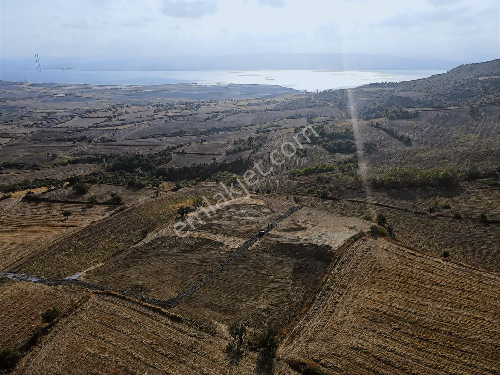 Çanakkale Cumalı 1915 Köprü Ve Deniz Manzaralı Tek Tapu Tarla - Görsel 7