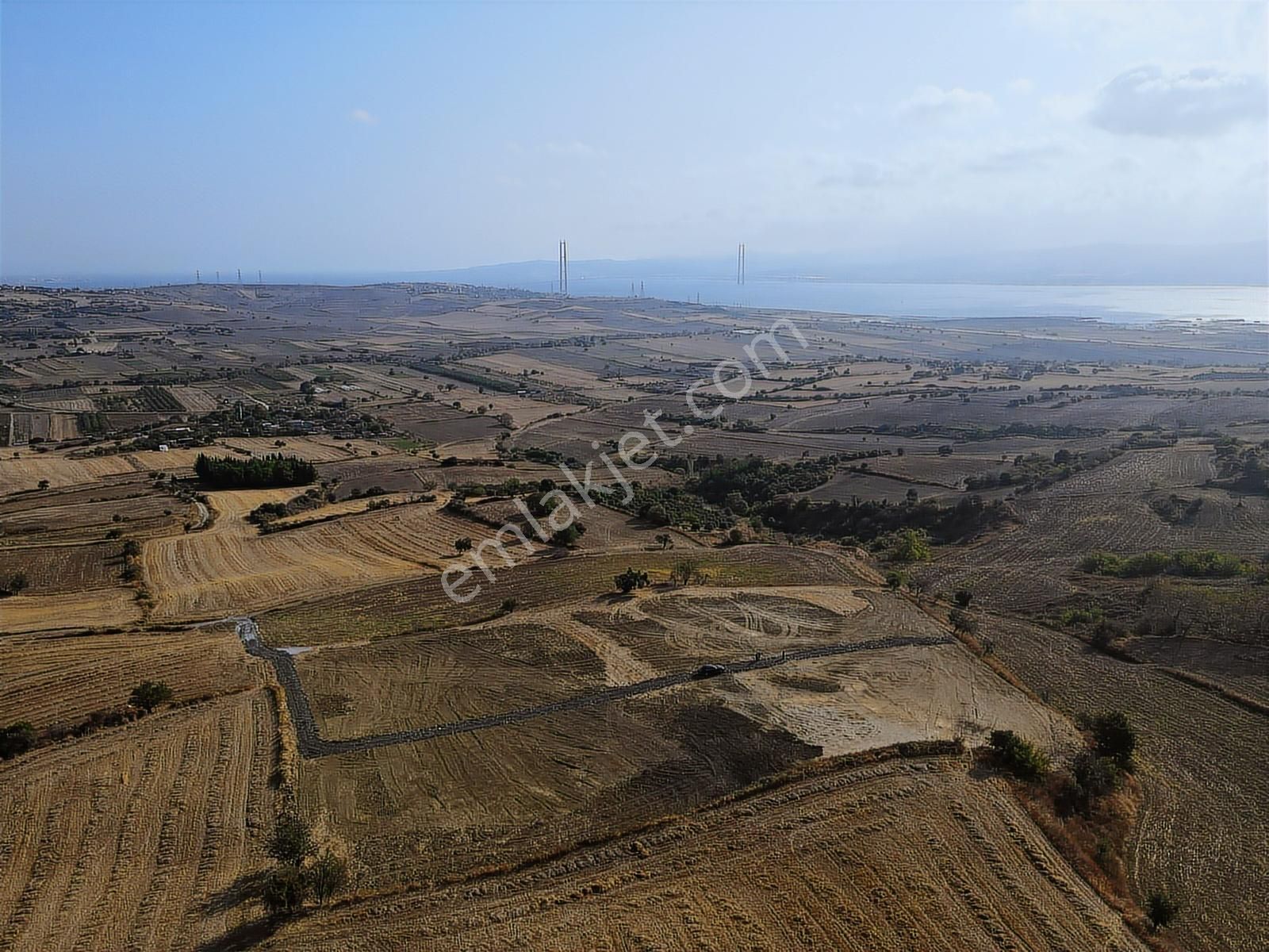 Çanakkale Cumalı 1915 Köprü Ve Deniz Manzaralı Tek Tapu Tarla - Görsel 14