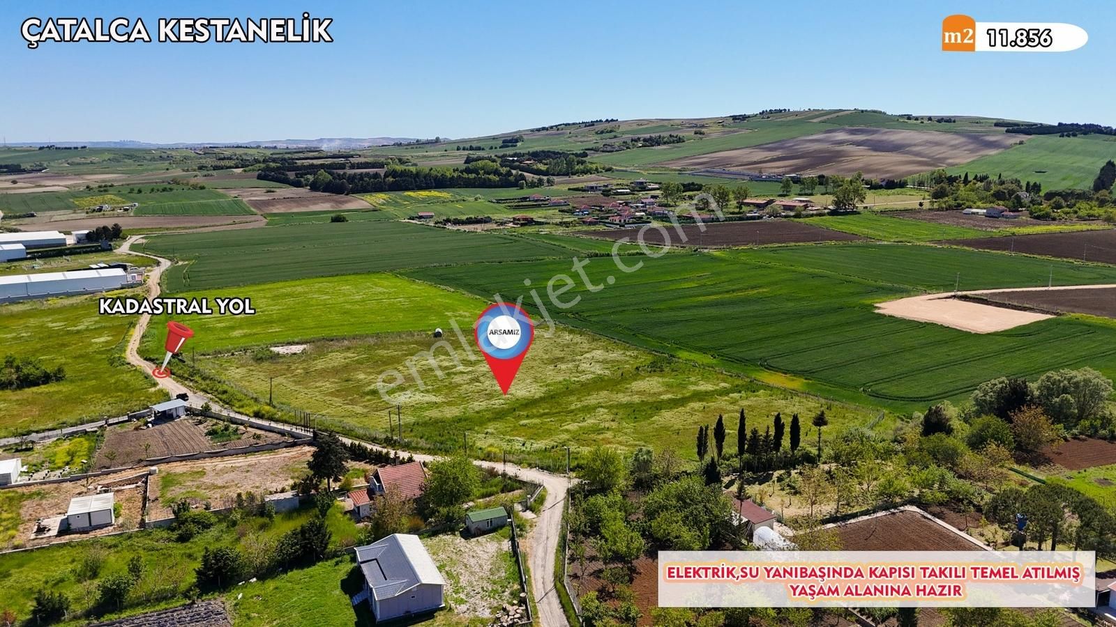 Çatalca Kestanelik Satılık Tek Tapu - Görsel 17