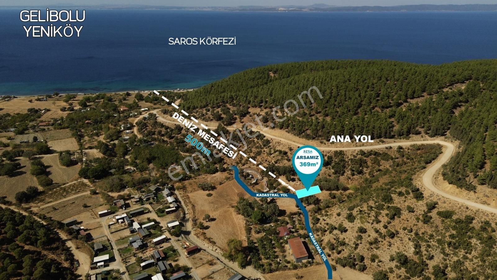 Çanakkale Gelibolu Yeniköy Satılık Arsa