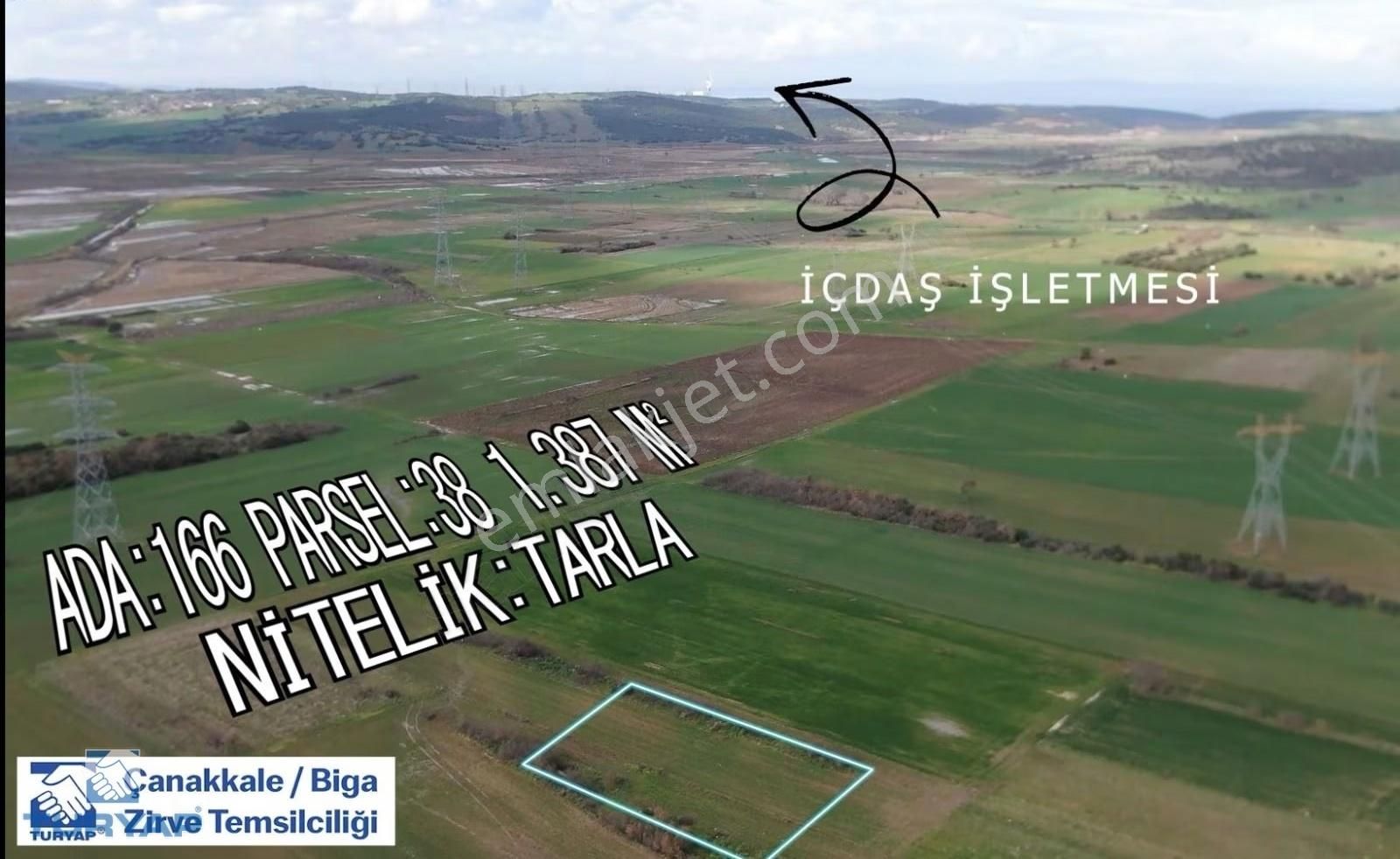 Biga Bekirli Köyü 1387 Dönüm Satılık Tarla - Görsel 11