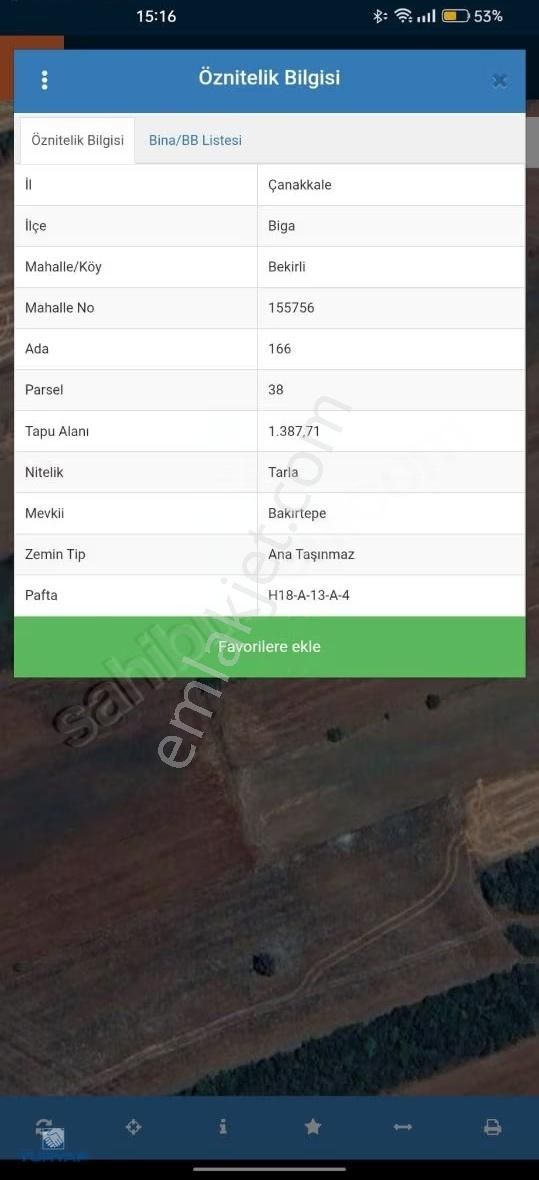 Biga Bekirli Köyü 1387 Dönüm Satılık Tarla - Görsel 9