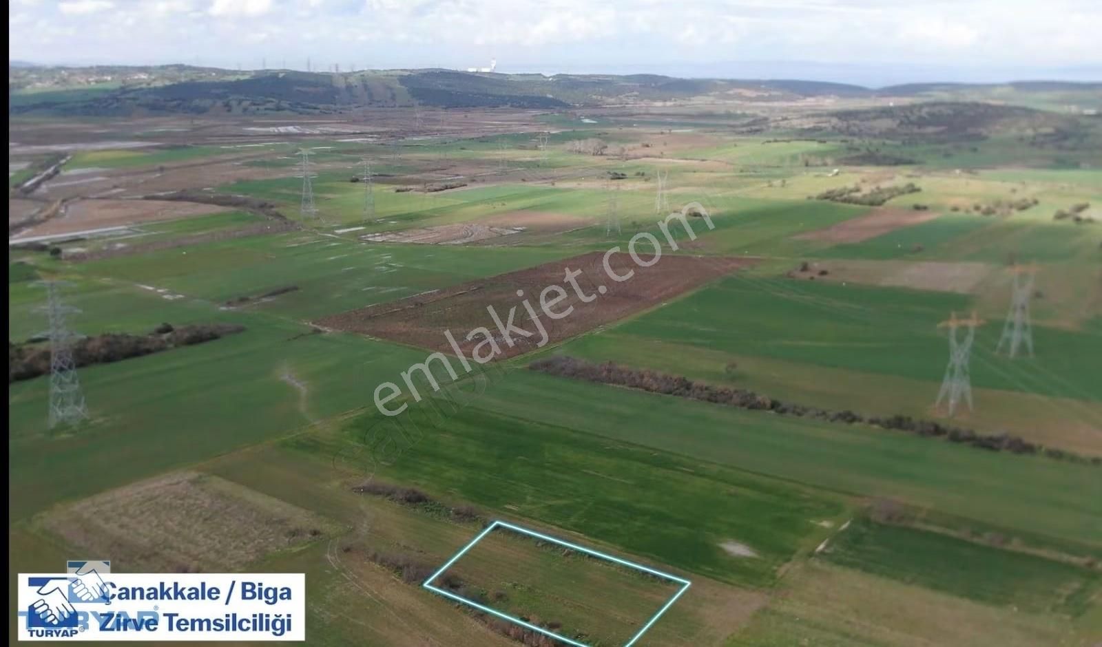 Biga Bekirli Köyü 1387 Dönüm Satılık Tarla - Görsel 2