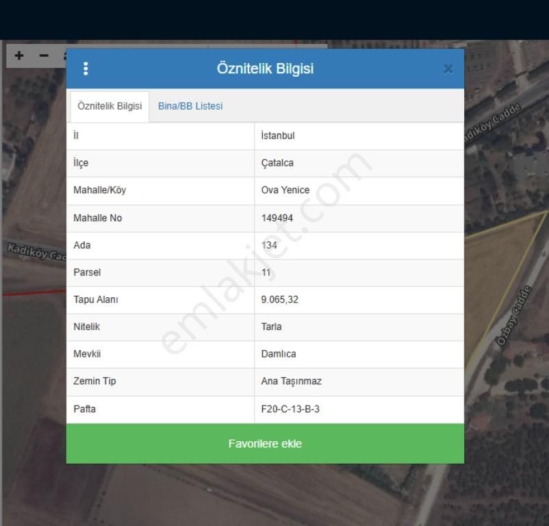 İstanbul Çatalca Ovayenice'de Satılık Arsa - Görsel 5