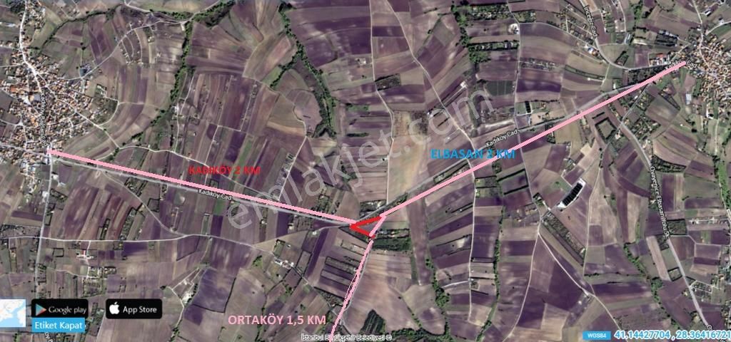 İstanbul Çatalca Ovayenice'de Satılık Arsa - Görsel 3