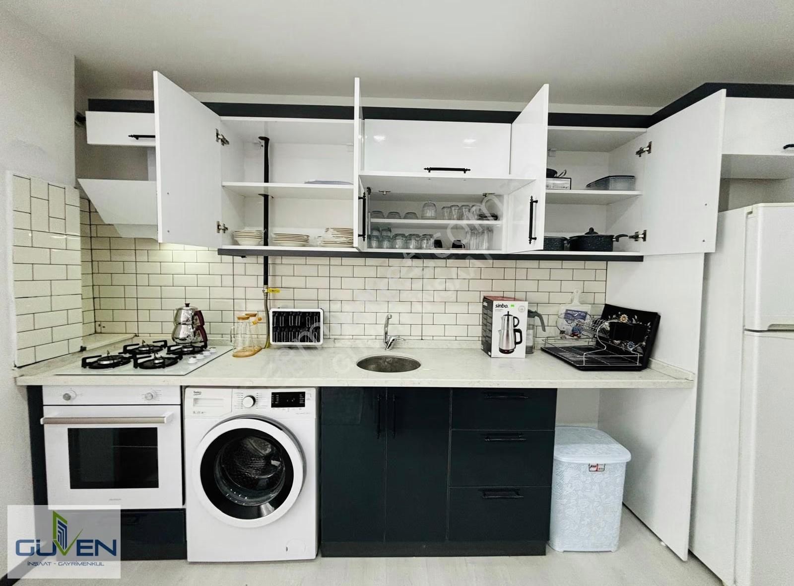 Güven'den İstasyon'da Servislere Yakın Full Eşyalı Ara Kat 1+1ev - Görsel 10