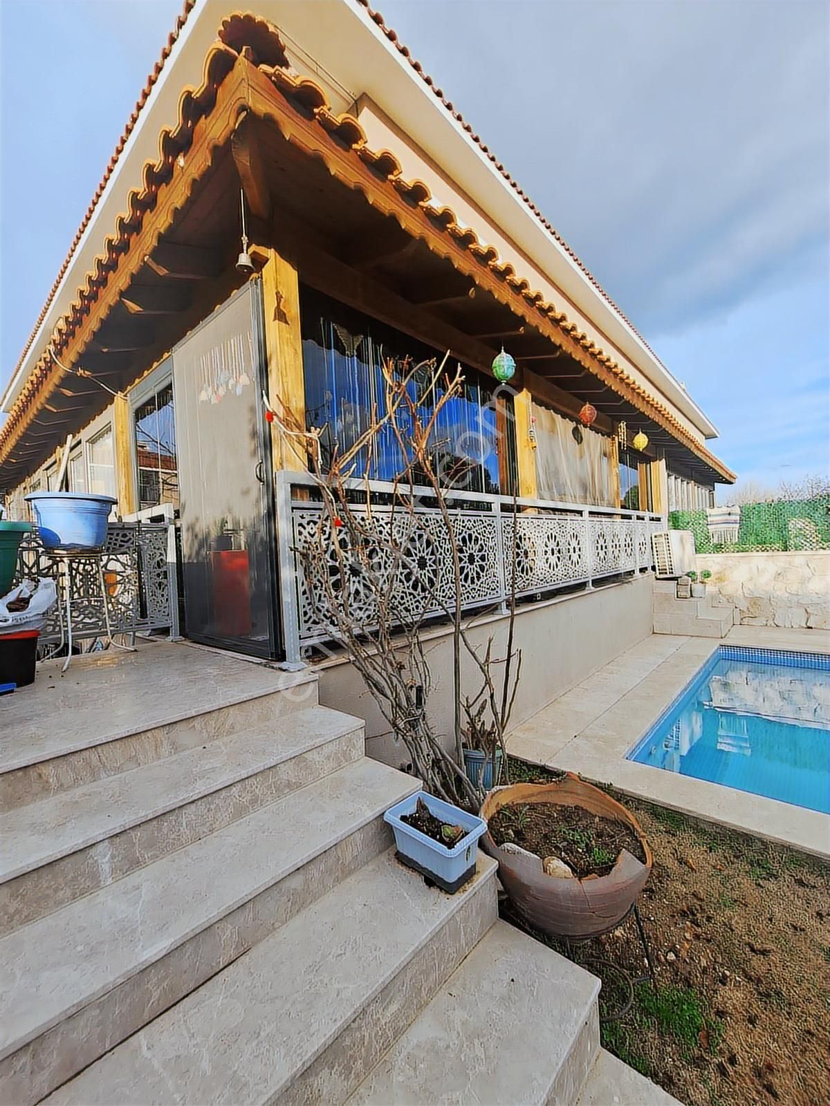 Foça Da Satılık Müstakil Havuzlu Ve Bahçeli Dubleks Villa - Görsel 7