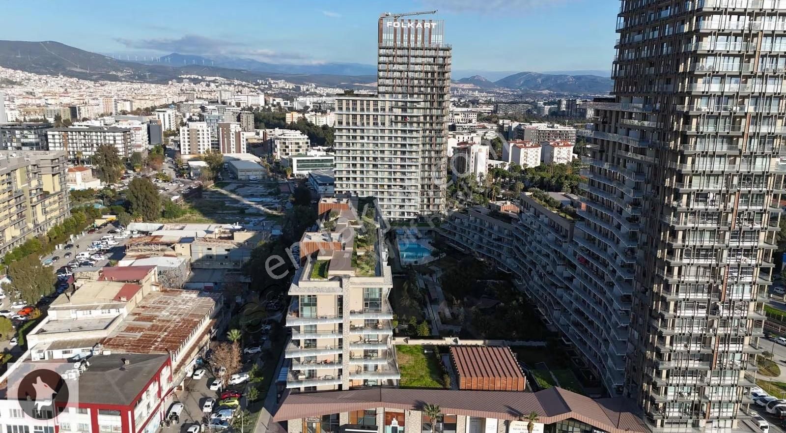 Bornova Folkart İncity Deniz Manzaralı 3+1 Satılık Daire - Görsel 11