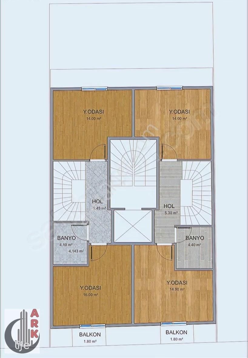 Ark Life'dan Şarhöyük Mah.hat Boyu Cad.yakını 127m² 2+1 Daireler - Görsel 2