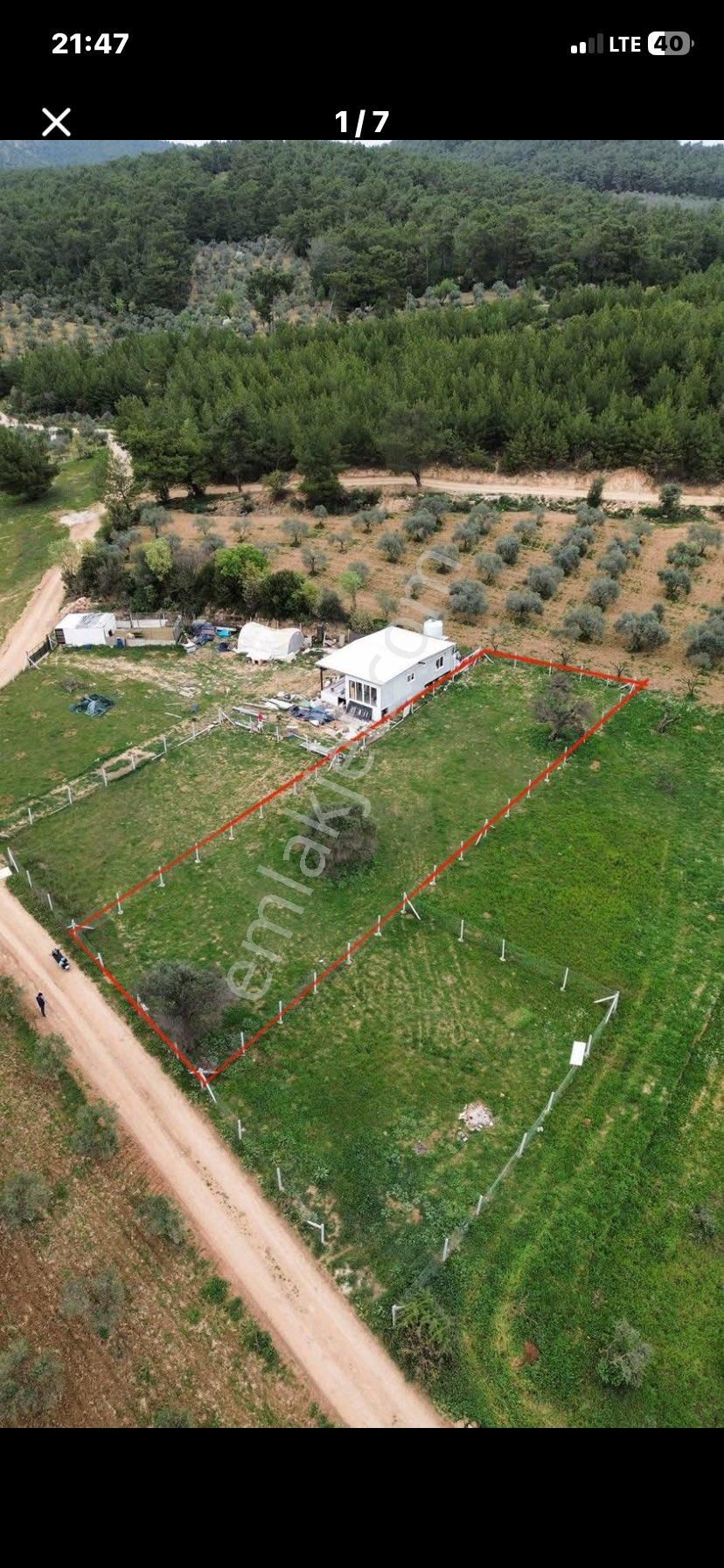 Torbalı Dirmil Küyünde 850 M2 Satılık Uygun Fiyatlı Harika Bahçe - Görsel 3