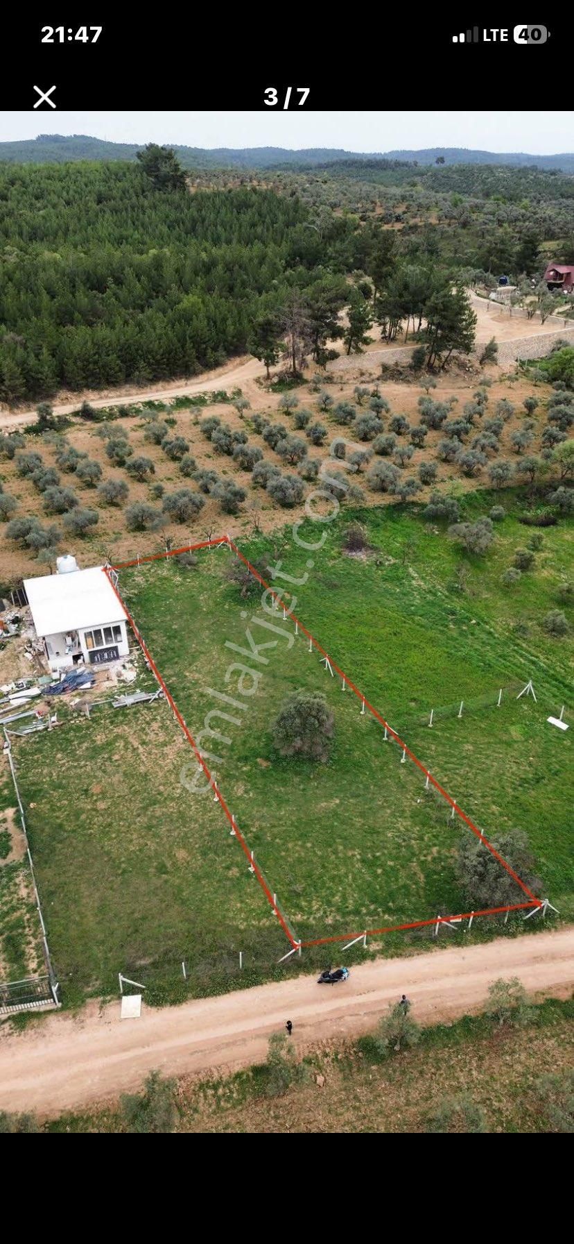 Torbalı Dirmil Küyünde 850 M2 Satılık Uygun Fiyatlı Harika Bahçe - Görsel 4