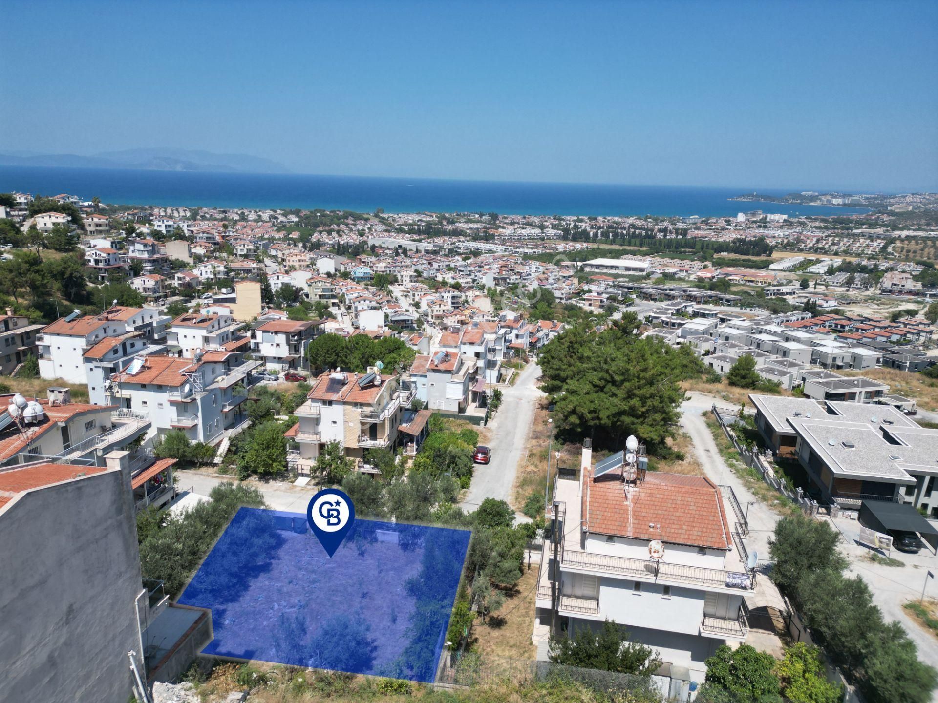 Kuşadası Karaova'da Deniz Manzaralı, İmarlı Arsa (220m²) - Görsel 9
