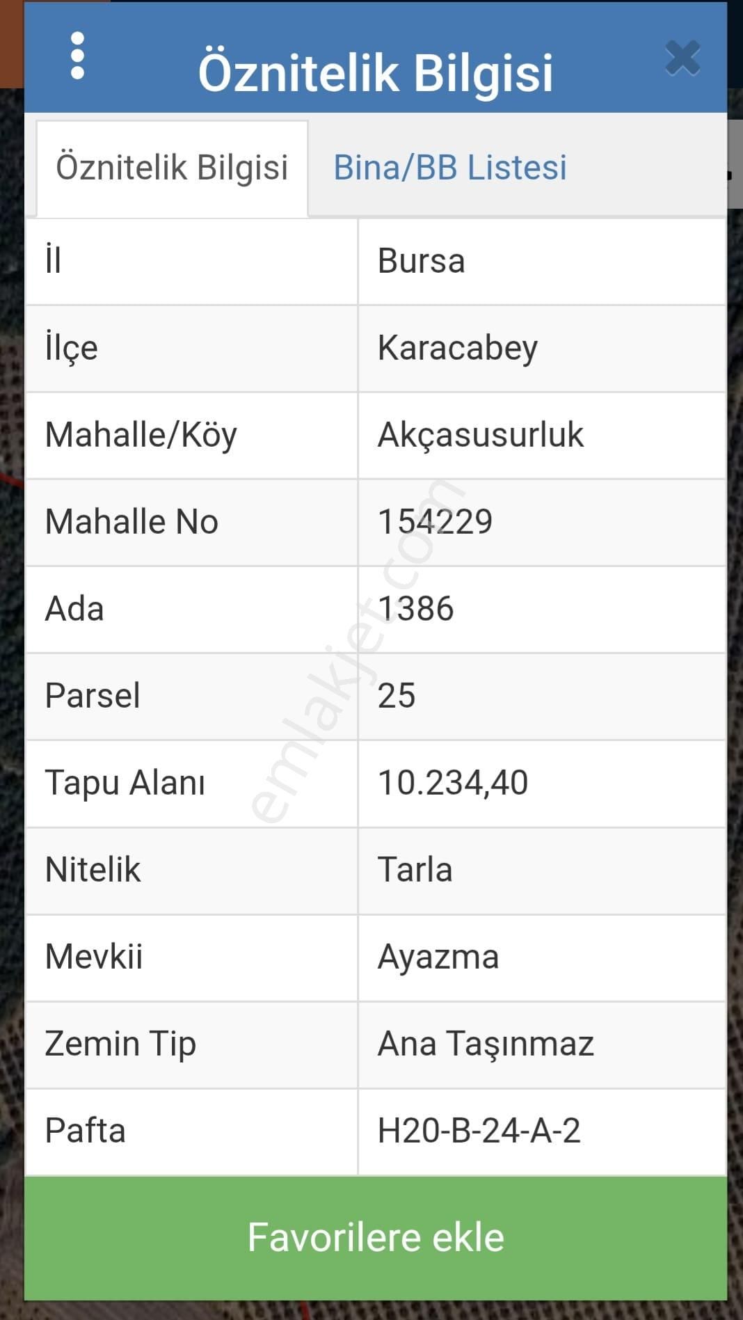Bursa Karacabey Akçasusurluk Ta Çok Kıymetli Satılık Tarla - Görsel 5