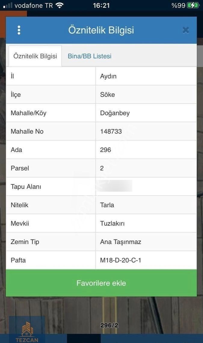 🌾 Söke Doğanbey’de Ana Yola Yakın 19.792 M² Satılık Tarla (pazarlıklı)