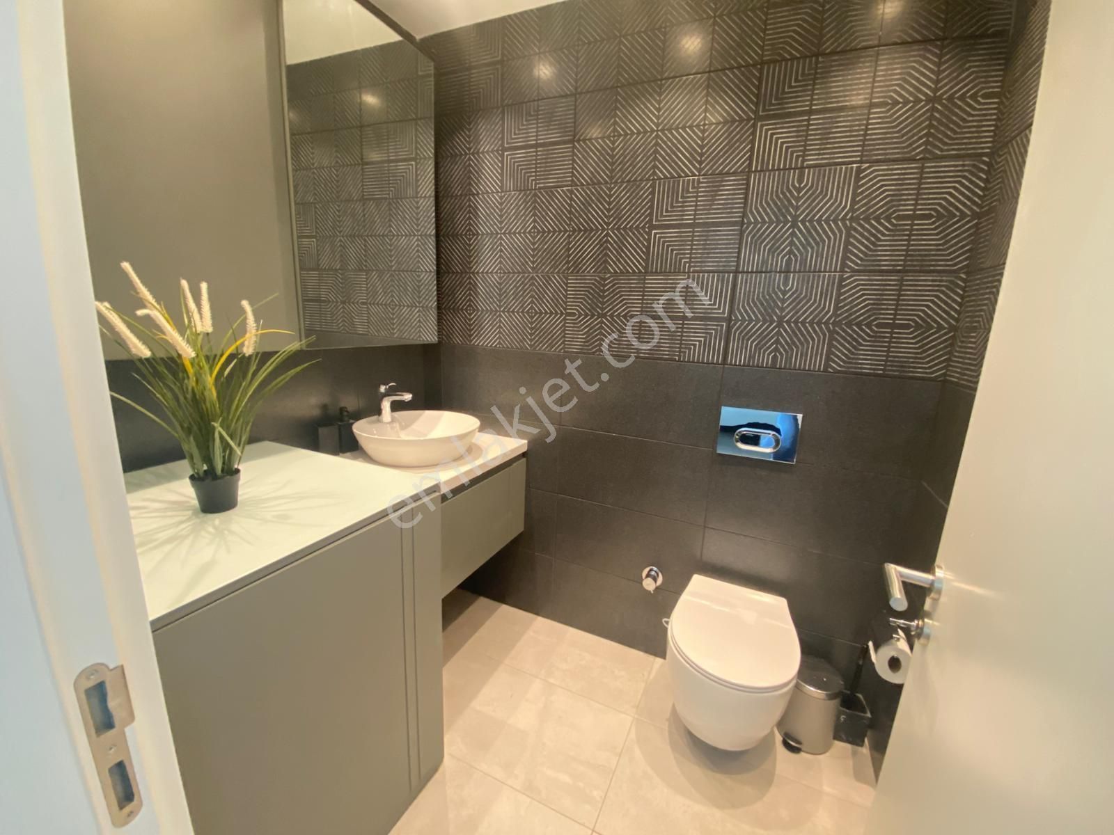 Folkart Vega'da Eşyalı Şehir Cephe 1+1 Kiralık Daire - Görsel 14