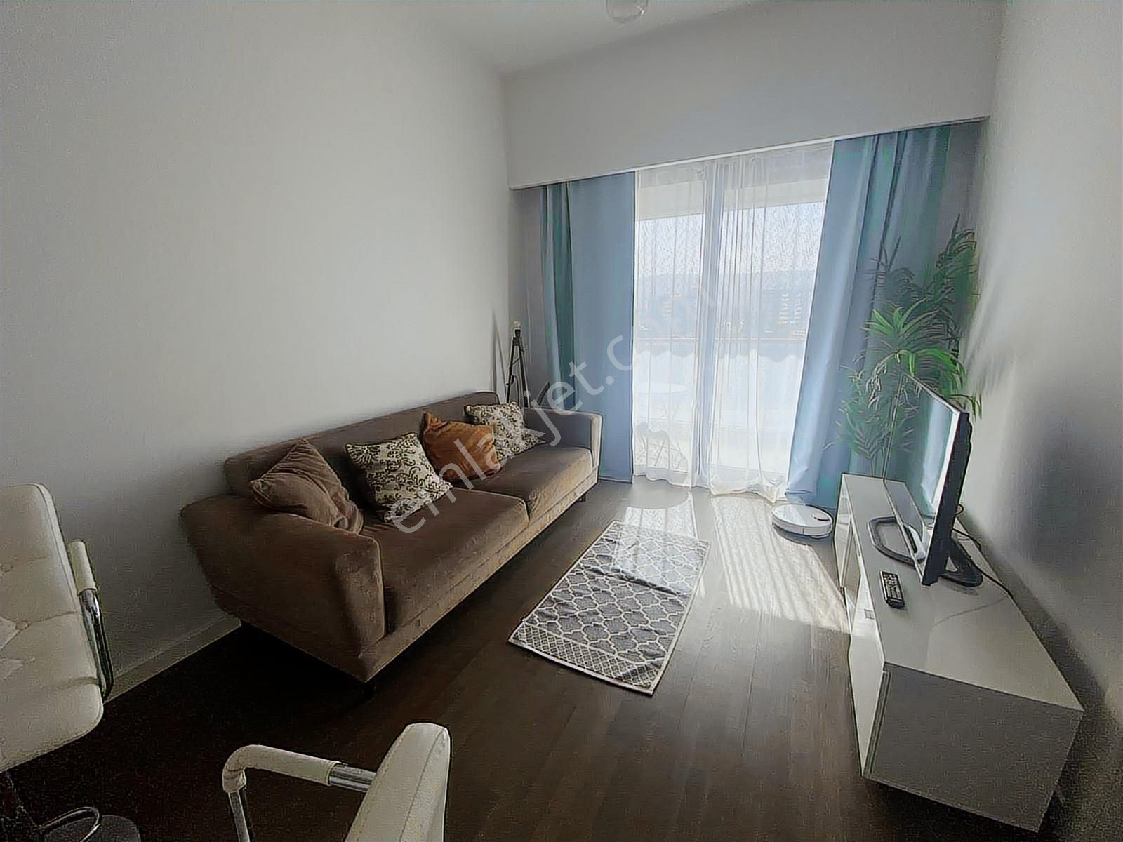 Folkart Vega'da Eşyalı Şehir Cephe 1+1 Kiralık Daire - Görsel 4