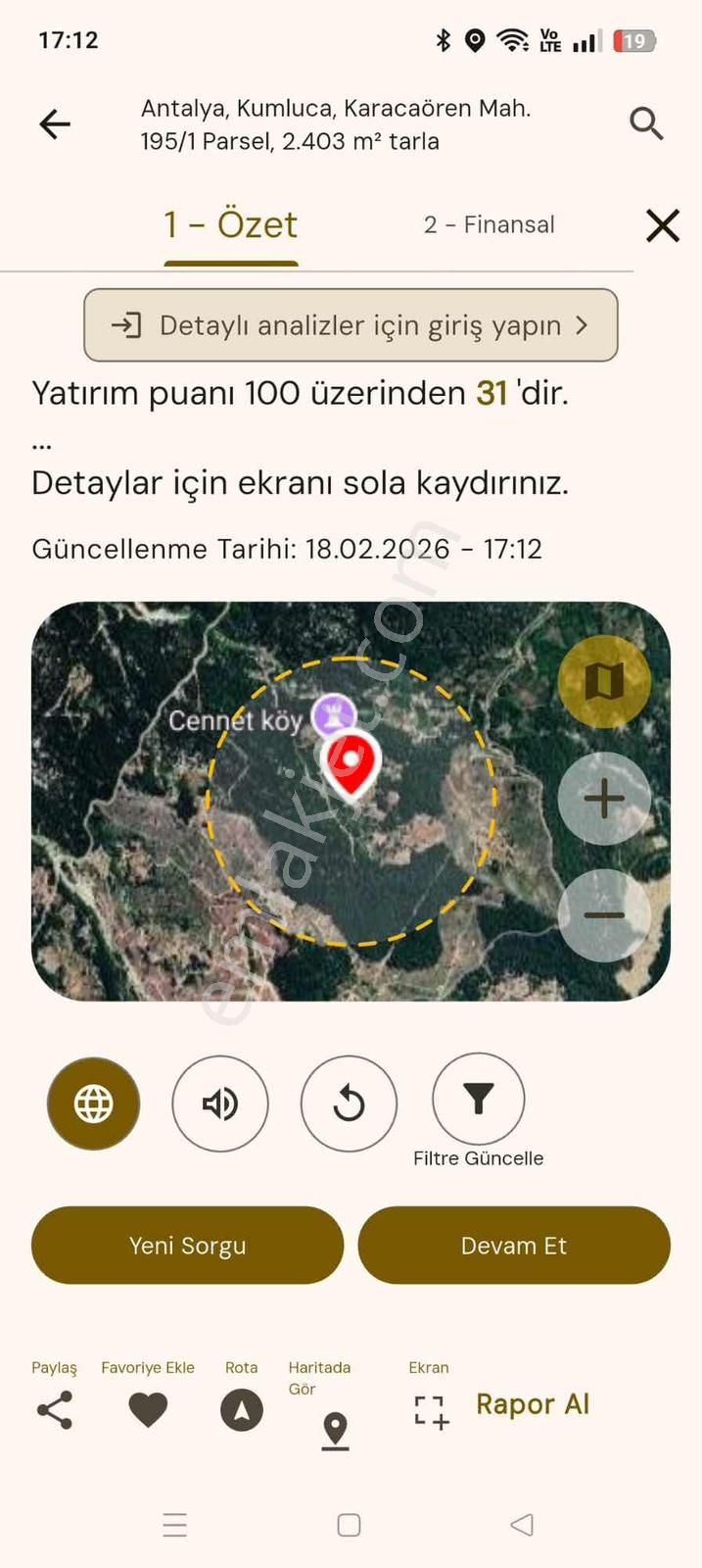 Kumluca Karacaören'de Emsalsiz Fiyata Satılık Tarla - Görsel 2