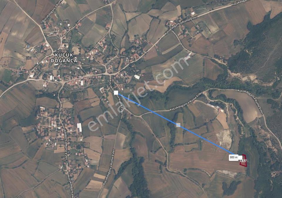 Ege Emlak'tan Küçük Doğanca Köyünde Satılık Fırsat Tarla - Görsel 2