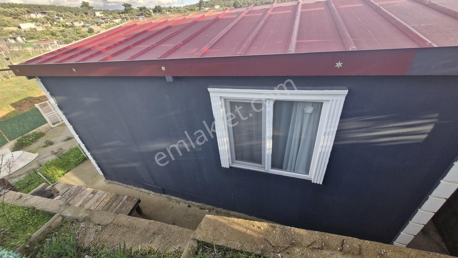 Damlacık'ta 500m² Yolu Açılmış Manzaralı Tapulu Evli Bahçe - Görsel 7