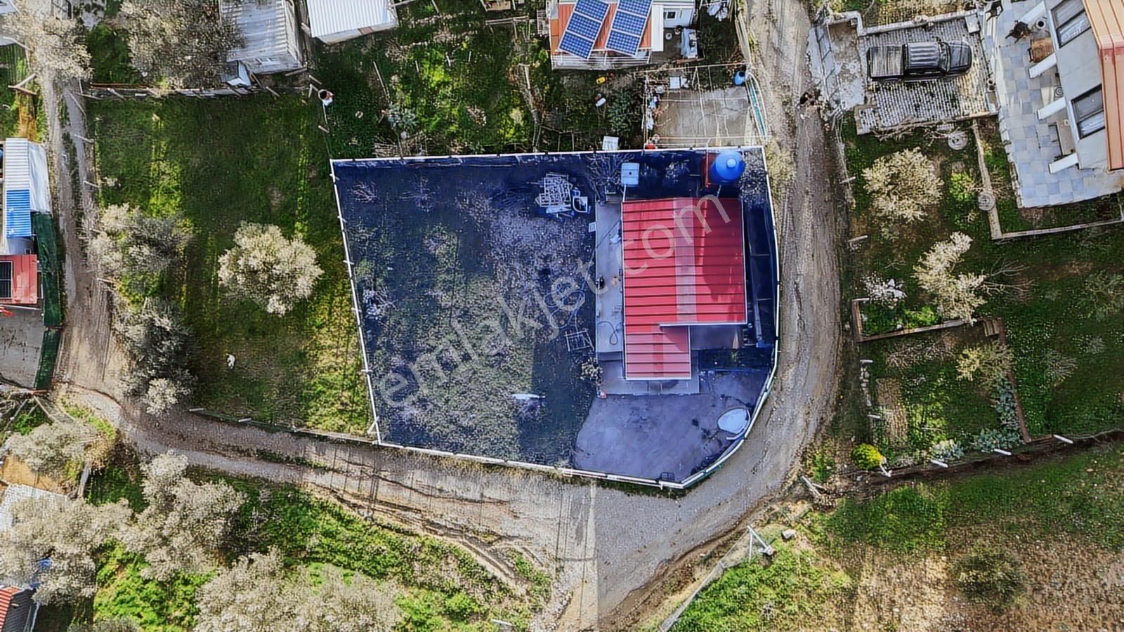 Damlacık'ta 500m² Yolu Açılmış Manzaralı Tapulu Evli Bahçe - Görsel 6