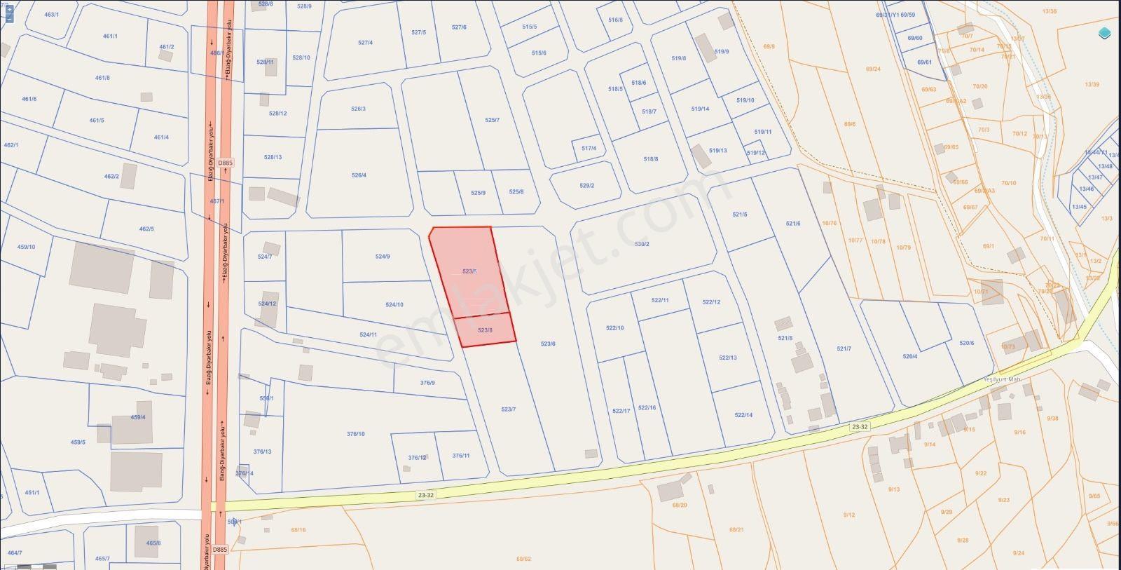 Diyarbakır Yoluna 200m Mesafede 6.456 M² Yatırımlık Arsa - Görsel 2