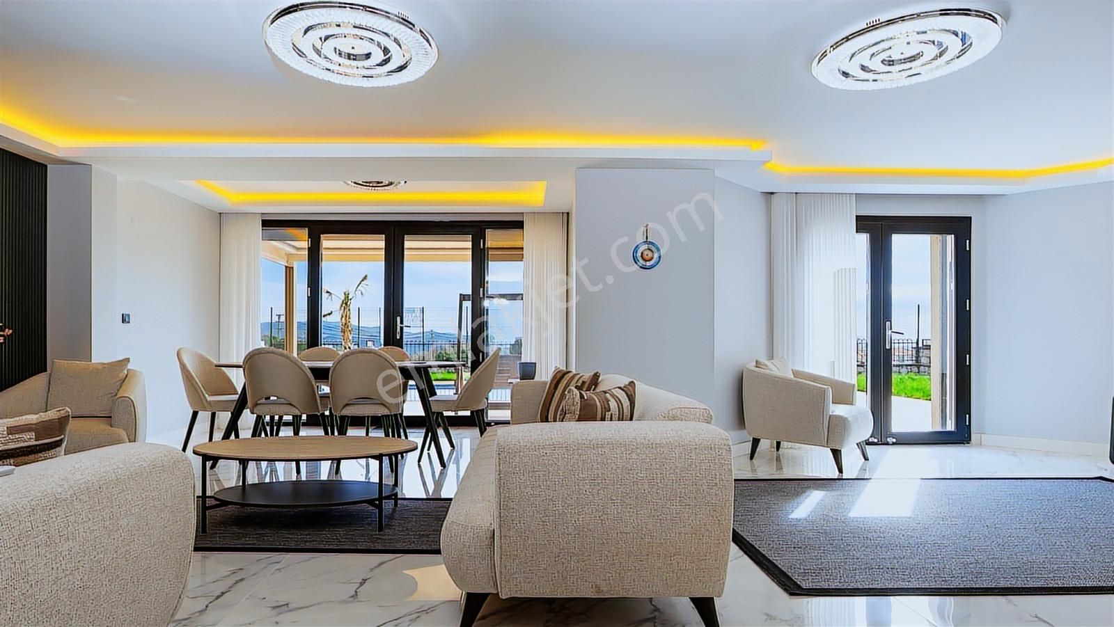 İzmir Seferihisar Ulamış'ta Satılık Lüks Villa Cb Ph - Görsel 3