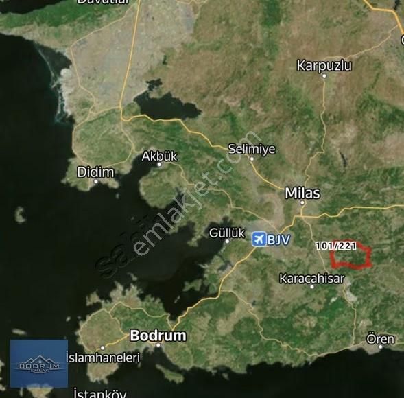 Milas Kayaderesi 4.660m2 Arazi Yolu Var - Görsel 3