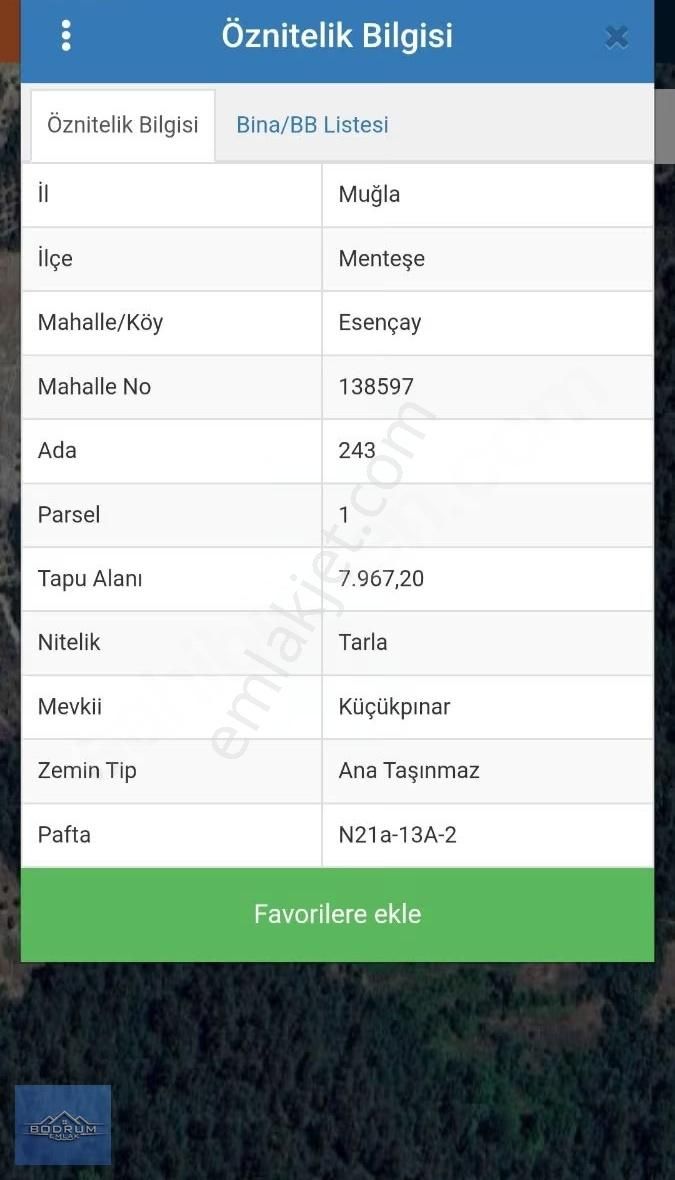 Muğla Menteşe Esençay 8 Dönüm Tarla - Görsel 5