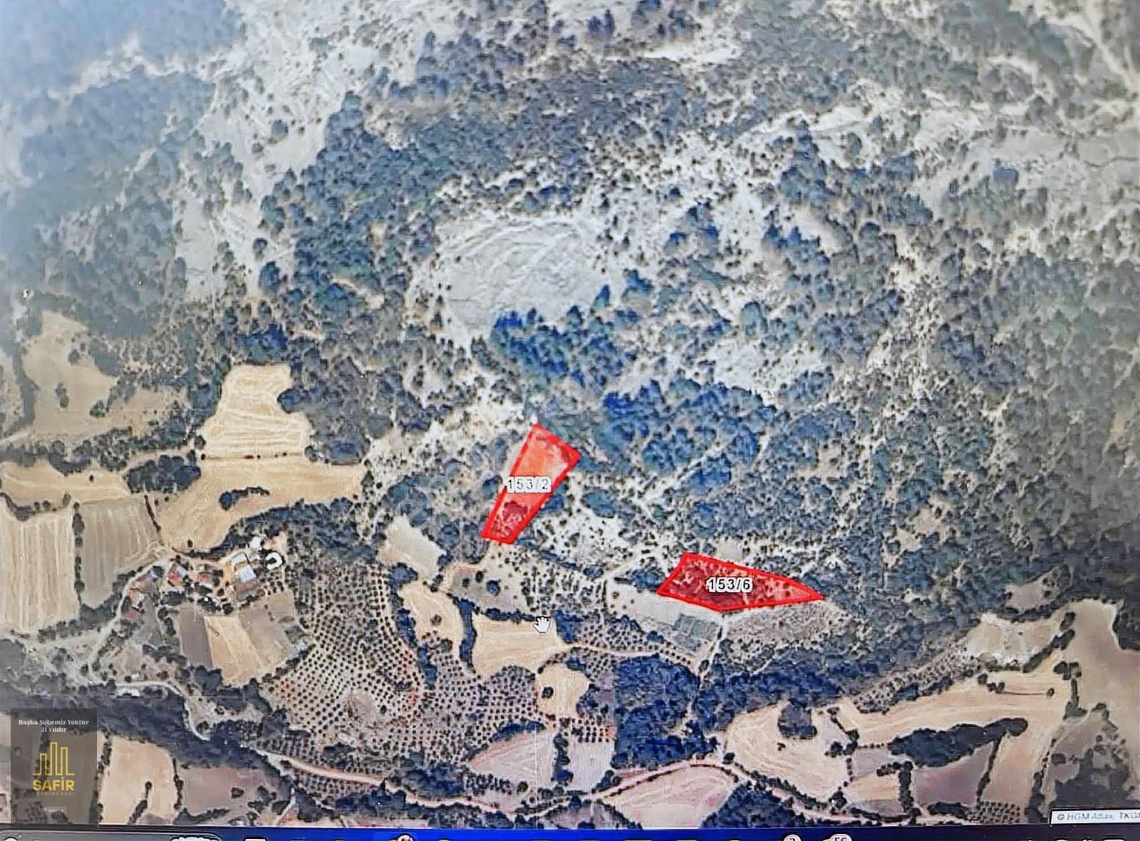 Muğla Menteşe Gazallerde Satılık 6357m2 2 Adet Köye Yakın Tarla - Görsel 5