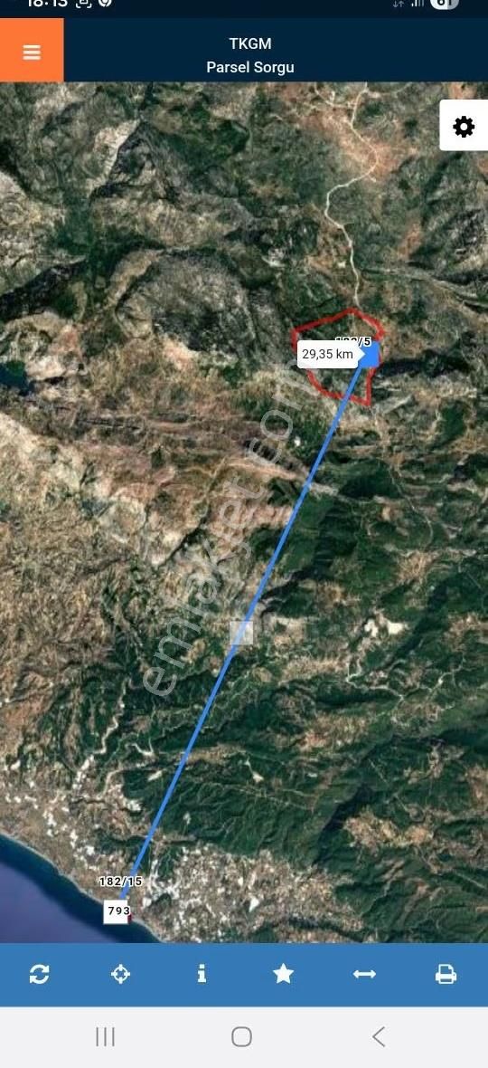 Antalya Akseki Erenyaka Mah Da Satılık 1033 M Tarla Satılık Olup - Görsel 12