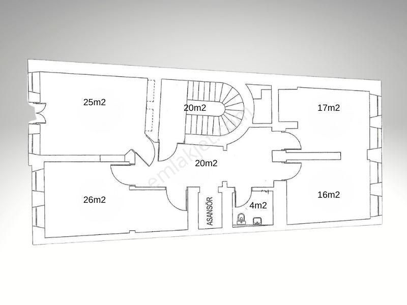 Beyoğlu Odakule'de, Kiralık Katlar Veya Komple Kiralık Bina - Görsel 29
