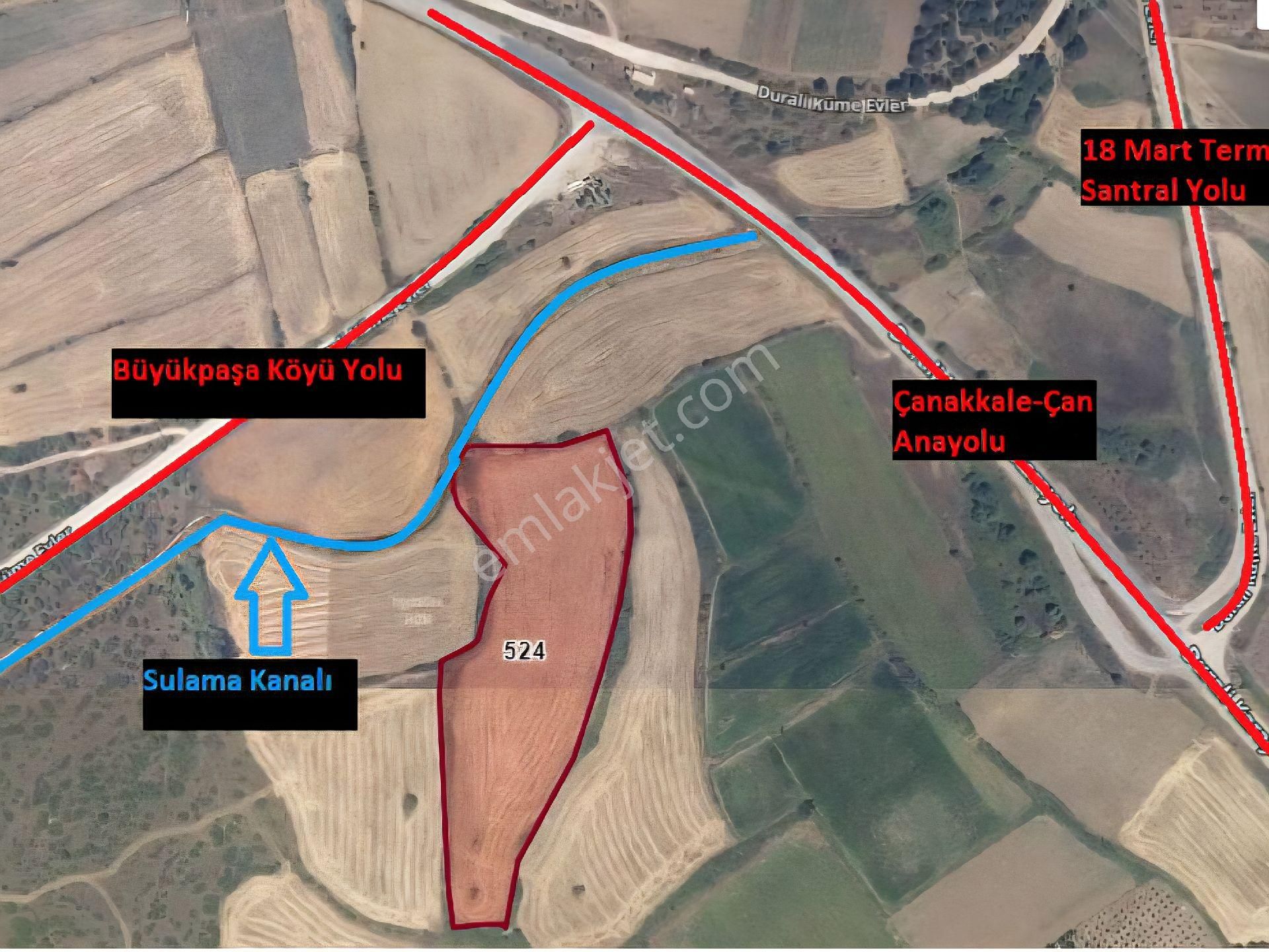 Çan Duralide Ana Yola Yakın, 16.600 M² Geniş Satılık Tarla - Görsel 4