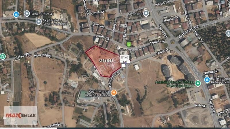 Cami Mah Resmi Yola Cephe 267 M2 Kira Getirisi Olan Satılık Arsa - Görsel 10